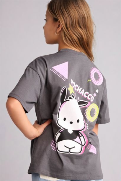 Pochacco Oversize Kısa kollu Tişört Kız Çocuk