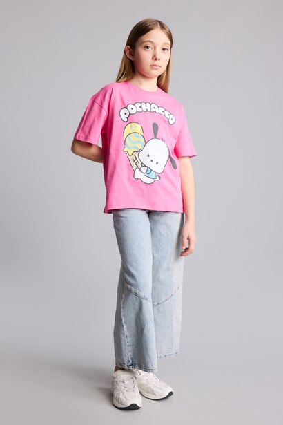 Girl Oversize Fit Short Sleeve T-Shirt