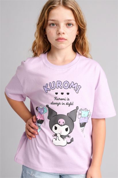 Kuromı Relaxed Fit Kısa kollu Tişört Kız Çocuk
