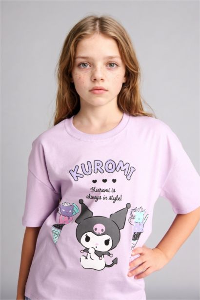 Kuromı Relaxed Fit Kısa kollu Tişört Kız Çocuk