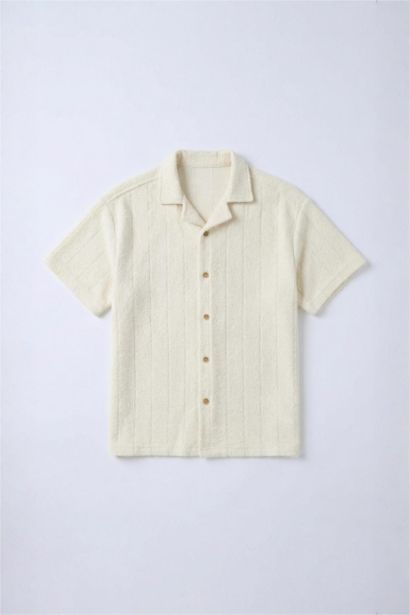 Oversıze Polo Yaka Kısa Kollu Polo Tişört Erkek Çocuk