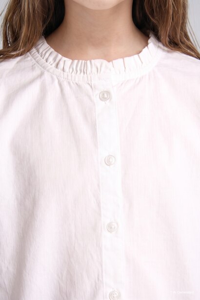 Girl Regular Fit Poplin Long Sleeve Shirt