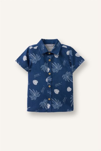 Chemise à motif tropical pour bébé garçon