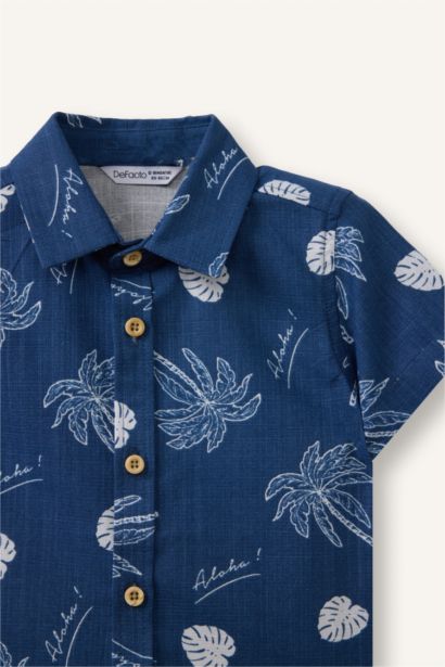 Chemise à motif tropical pour bébé garçon