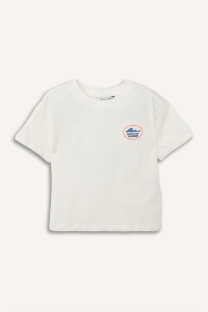 T-shirt oversize à motif palmier pour bébé garçon
