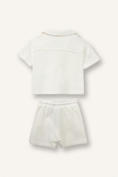 سيت جاكار بياقة بولو من قطعتين