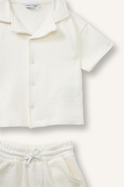 Baby Boy 2 piece Oversize Fit Resort Neck Set