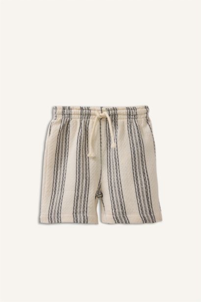 2 piece Oversize Fit Resort Neck Striped Set