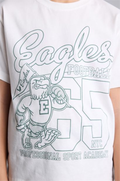 سيت بجامة قصة عادية من قطعتين