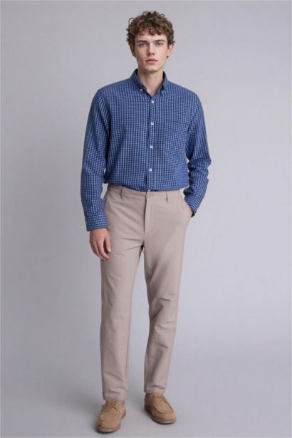 Regular Fıt Polo Yaka Oxford Uzun Kollu Gömlek