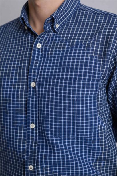 Regular Fıt Polo Yaka Oxford Uzun Kollu Gömlek