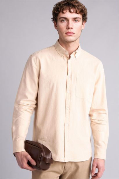 Regular Fit Cotton Long Sleeve Shirt