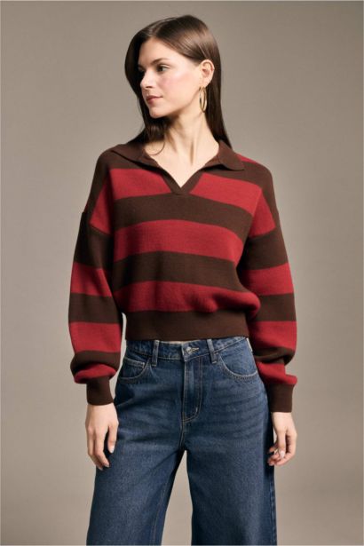 Oversize Fit V-Neck Pullover
