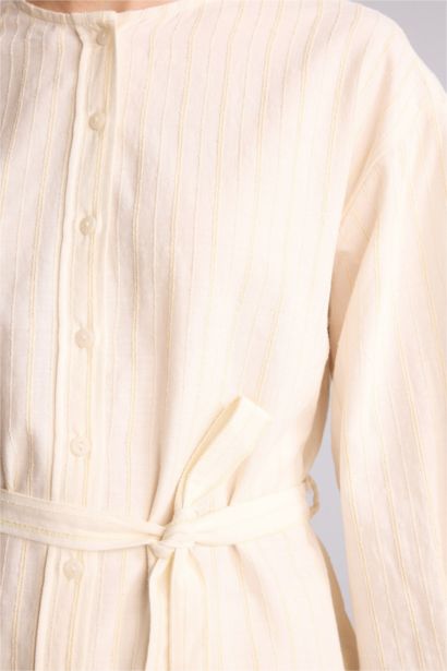 Regular Fit Çizgili Tunik