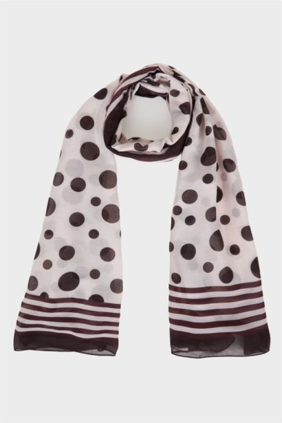 Woman Polka Dot Shawl