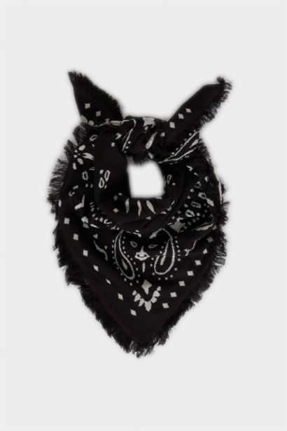 Kadın Şal Desenli Atkı