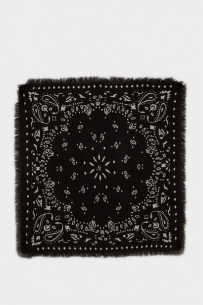 Kadın Şal Desenli Atkı