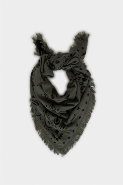 Kadın Şal Desenli Atkı