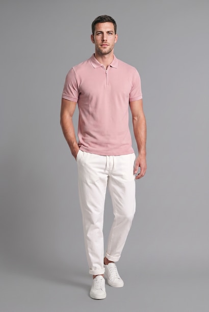 Regular Fit Short Sleeve Polo T-Shirt