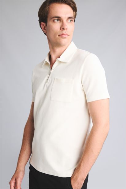 Regular Fit Short Sleeve Polo T-Shirt
