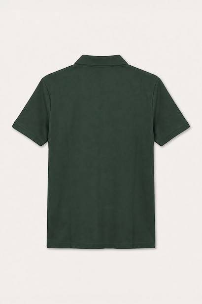 Yarım Fermuarlı Basic Polo Tişört