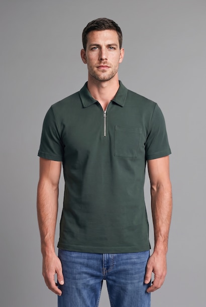 Regular Fit Short Sleeve Polo T-Shirt