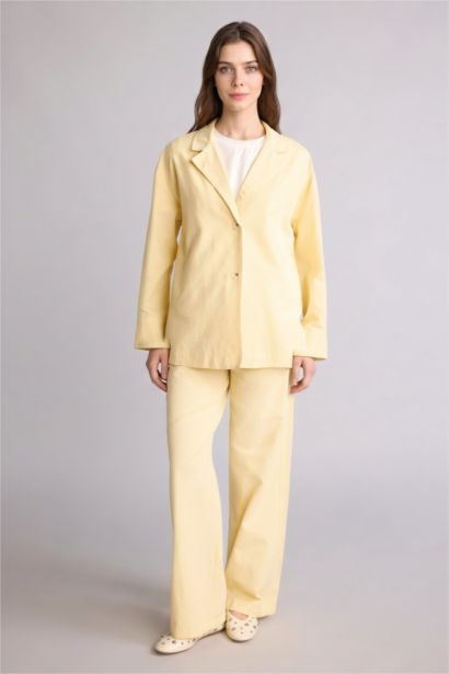 Relax Fıt Keten Karışımlı Tunik