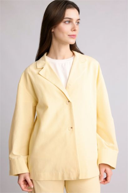 Relax Fıt Keten Karışımlı Tunik