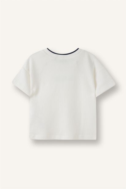 Regular Fit Slogan Short Sleeve T-Shirt