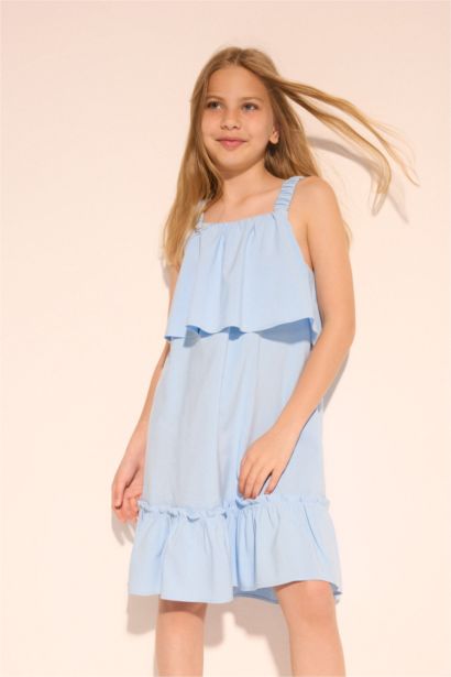 Sleeveless Woven Dress
