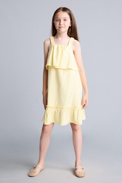 Sleeveless Woven Dress
