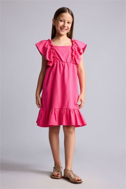 Sleeveless Woven Dress