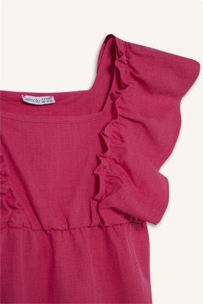 Sleeveless Woven Dress