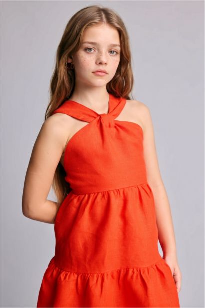 Sleeveless Woven Dress