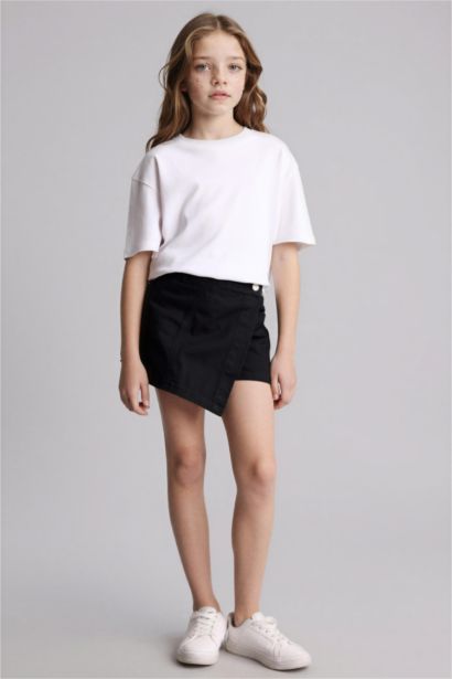 Jean Şort Etek Kız Çocuk