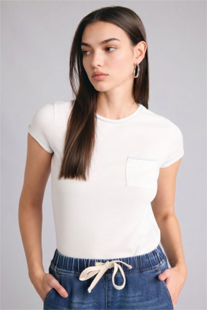 Slim Fit Ribana Short Sleeve T-Shirt