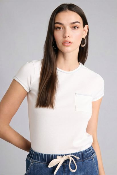 Slim Fit Ribana Short Sleeve T-Shirt