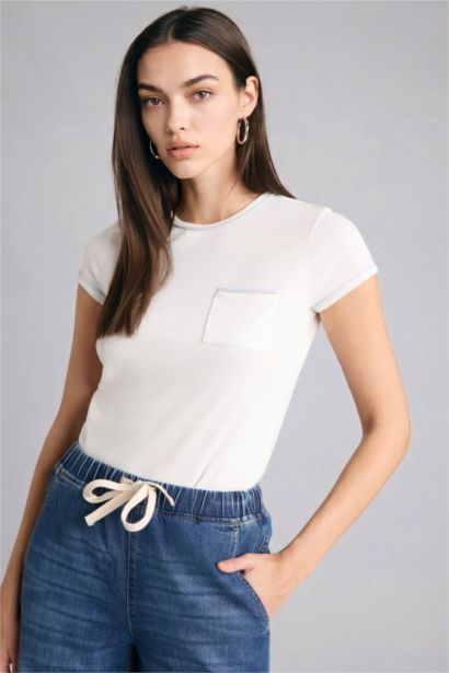 Slim Fit Ribana Short Sleeve T-Shirt