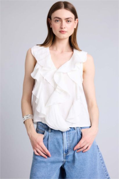 Regular Fit Kolsuz Bluz