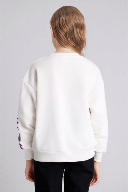 Свитшот свободного кроя для девочек
