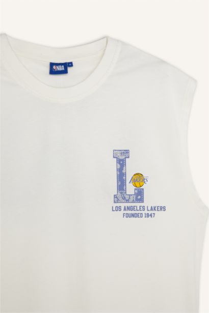 NBA Los Angeles Lakers Boxy Fıt Atlet