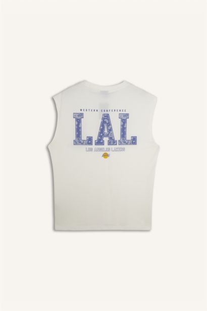 NBA Los Angeles Lakers Boxy Fıt Atlet