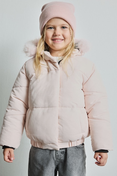 Manteau à capuche pour bébé fille