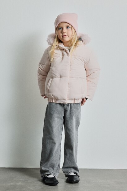 Manteau à capuche pour bébé fille