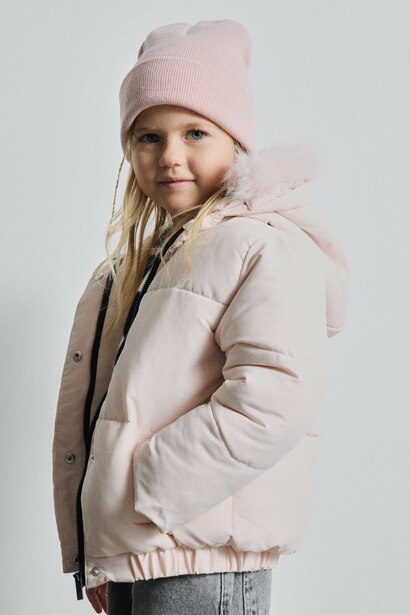 Manteau à capuche pour bébé fille