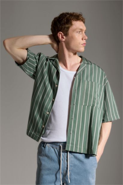 Boxy Fit Short Sleeve Shirt