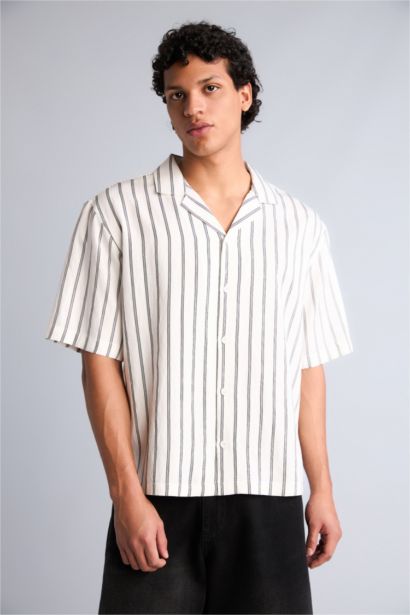 Boxy Fit Short Sleeve Shirt