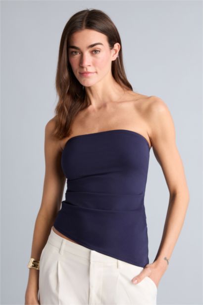 Slım Fıt Straplez Bürümcük Atlet