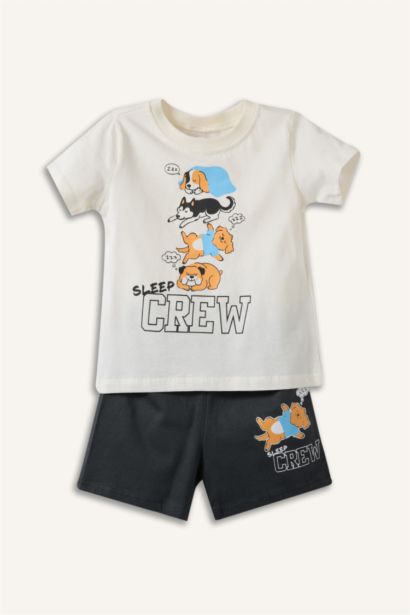 Baskılı Pijama Takımı Erkek Bebek