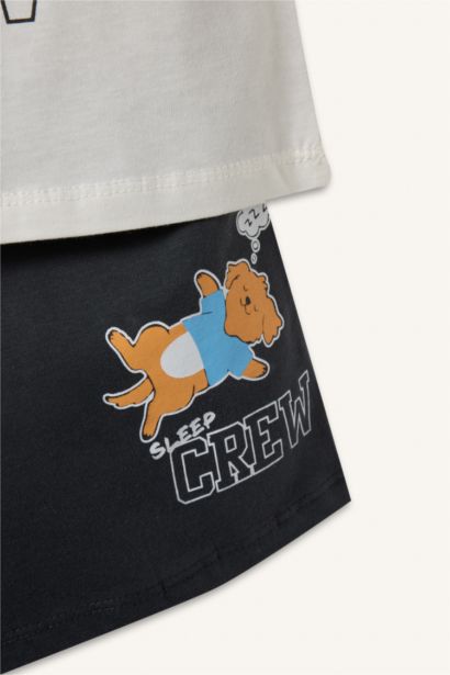 Baskılı Pijama Takımı Erkek Bebek